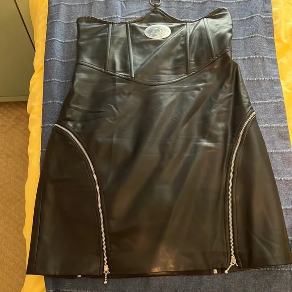 Mukzin | Dresses | Mukzin Designer By Theater Black Dress With Attached Necklace Medium | Poshmark Mukzin | Dresses | Mukzin Designer By Theater Black Dress With Attached Necklace Medium | Poshmark